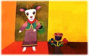 圖文故事:大灰狼和七只小羊