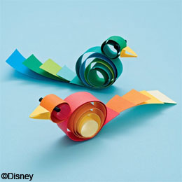 手工小制作-教你自制漂亮的紙小鳥(niǎo)