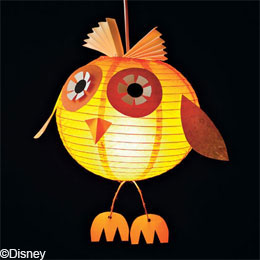 手工小制作-教你制作貓頭鷹燈籠裝飾